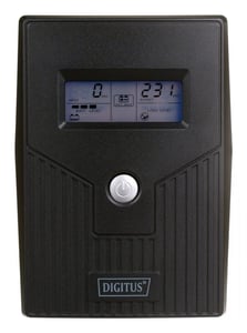 Digitus DN-170064-LCD USV-Anlage, Line-Interactive-Technologie, 0,8 kVA, 480 W, 2 x Netzsteckdose