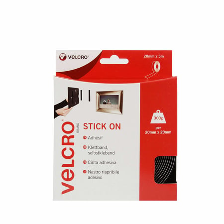 Velcro VEL-EC60217 rzepa Czarny 1 szt.