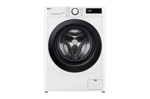 LG F4DR509SBW Freestanding Front-Loading Washer-Dryer, Black, White