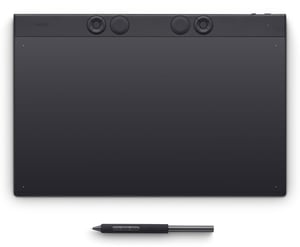 Wacom Intuos Pro Large Graphics Tablet, Black, 349 x 195 mm, USB/Bluetooth