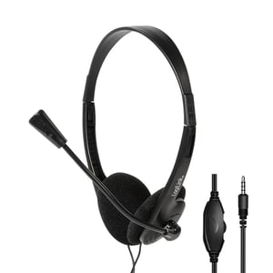 LogiLink HS0055 Headphones/Headset Wired Headband Music/Everyday Use Black