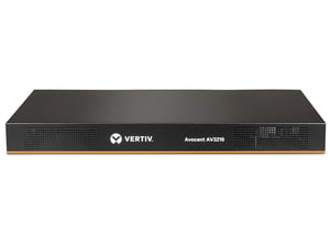 Vertiv Avocent AV 3216 KVM-switch, rackmonterbar, svart