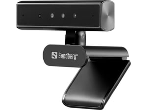 Sandberg 134-44 kamera internetowa 5 MP 2592 x 1944 px USB-C Czarny