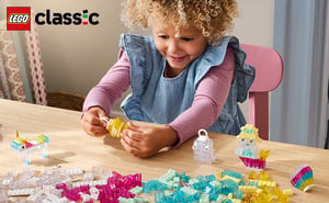 LEGO Classic Magiczny zestaw z przezroczystymi klockami