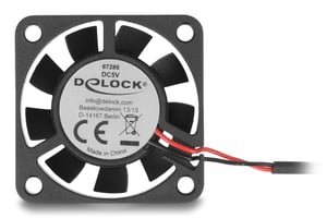 DeLOCK 67286 system chłodzenia komputerów Obudowa komputera Wentylator 4 cm Czarny 1 szt.