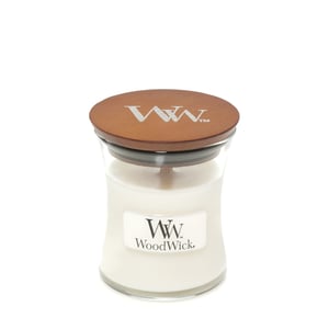 WoodWick White Teak świeca Okrągły Biały 1 szt.