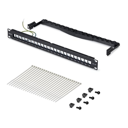 StarTech C6PANELSTP241U panel krosowniczy 1U