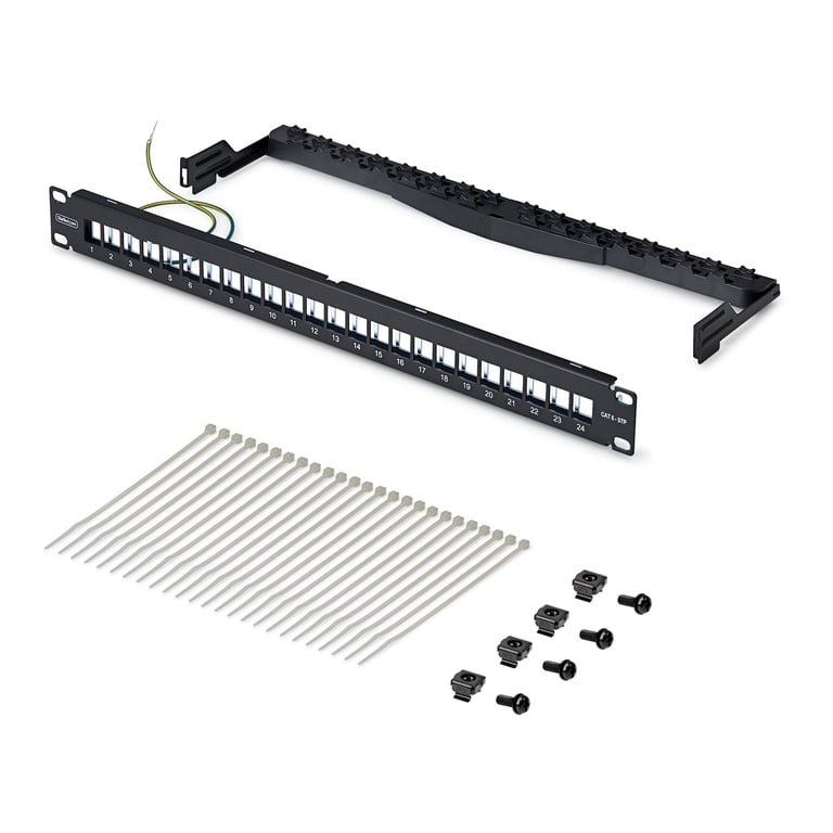 StarTech C6PANELSTP241U panel krosowniczy 1U