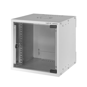 LogiLink W66Z30G 6U-Rack, Hängeschrank, grau
