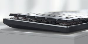 Logitech Master MX Mechanical Mini for Mac klawiatura Biuro RF Wireless + Bluetooth QWERTY Amerykański międzynarodowy Szary