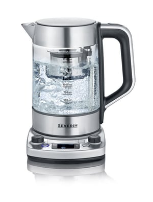 Severin WK 3422 1.7 L 3000 W Electric Kettle, Stainless Steel