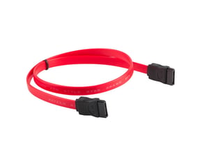 Lanberg CA-SASA-10CU-0050-R SATA-kabel 0,5 m, 7-polig, röd