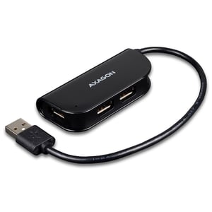 Axagon HUE-X4B USB 2.0-Hubs und -Konzentratoren 480 Mbit/s Schwarz