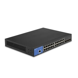 Linksys 24-Port-Gigabit-Managed-Switch mit 4 10-G-Uplink-SFP+-Steckplätzen