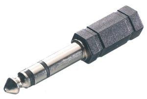 Vivanco 46066 6.3mm to 3.5mm Cable Adapter, Black