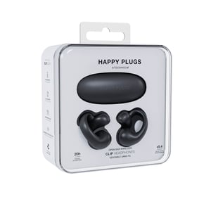 Happy Plugs Clip langattomat kuulokkeet, musta