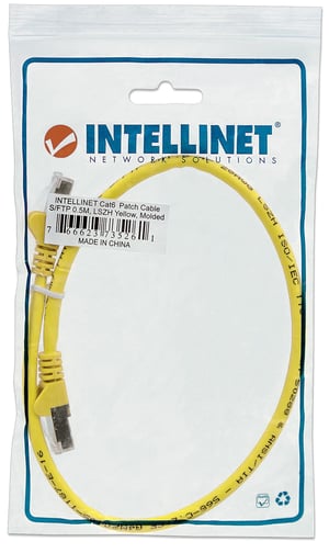 Intellinet Cat5e, SFTP, 2m kabel sieciowy Żółty SF/UTP (S-FTP)