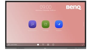 BenQ RE7503 Interaktywny płaski panel 190,5 cm (75") LED 400 cd/m² 4K Ultra HD Czarny Ekran dotykowy Procesor wbudowany Android 11 18/7