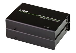 ATEN VE812 AV-förlängare AV-sändare och -mottagare Svart