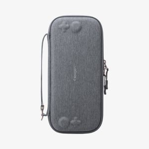 Spigen Klasden Pouch Zipper Case for Nintendo, Ethylene-Vinyl Acetate (EVA) Copolymer, Gray