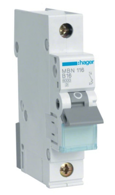 Hager MBN116 wyłącznik instalacyjny 1P