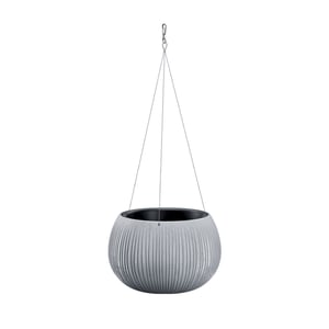 Prosperplast DKB240WS-422U Flower Pot, Cement Gray, 1 pc.