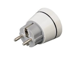 Hama 00121992 Type F to Type I (AU) Power Plug Adapter, White