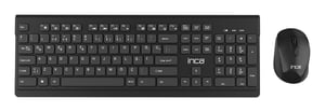 Inca IWS-519 klawiatura Dołączona myszka Biuro RF Wireless Czarny