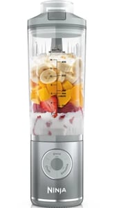 Ninja BC251EUSL 0,57 l Tragbarer Mixer Silber, Transparent