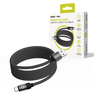Mobile Origin MC2-USBA-1M-BLK kabel USB USB 2.0 USB C 0,48 Gbit/s Czarny