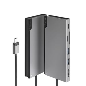 ALOGIC ULDUNIV2-SGR dockningsstation, kabelansluten USB 3.2 Gen 1 (3.1 Gen 1) Type-C, grå