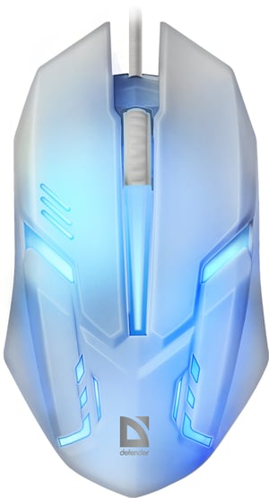 Defender Сyber MB-560L myszka Gaming Oburęczny USB Typu-A Optyczny 1200 DPI