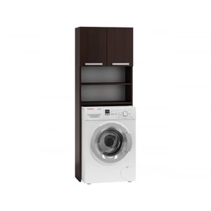 Topeshop PRALKA POLA WENGE szafka łazienkowa Kasztan