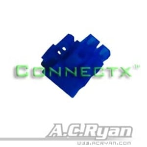 AC Ryan Connectx™ ATX4pin (P4-12V) Female - Blue 100x Niebieski