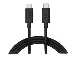 Veho USB-C TO USB-C 1M CHARGE kabel USB Czarny