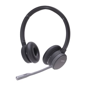 AGFEO Infinity Wireless Headset, Headband Style, Office/Call Center, Bluetooth, Black