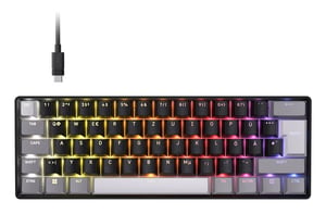 Corsair CLIPPER PRO MINI 60 Hall Effect klawiatura Gaming USB QWERTZ Niemiecki Czarny