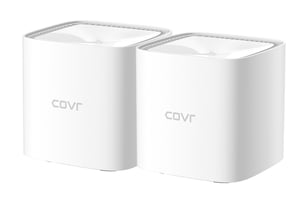 D-Link COVR-1102 Wi-Fi-nätverkssystem, dual-band (2,4 GHz/5 GHz), vitt, 2, för inomhusbruk