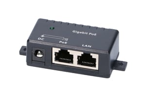 Extralink Gigabit PoE-injektor med 1 port, 1x 1000 Mb/s RJ45, anslutningsdon