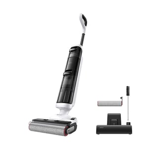 MOVA K20 Pro 2-in-1 Upright Vacuum Cleaner, Battery-Powered, Wet and Dry, Bagless, 0.5 L, 300 W, Black, White, 2.6 Ah