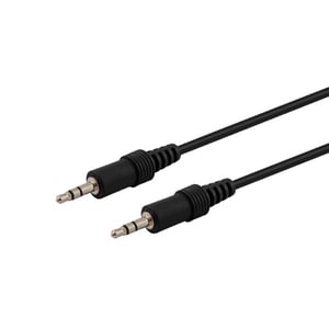 Savio CLS-12 Audiokabel 2 m 3,5 mm Schwarz