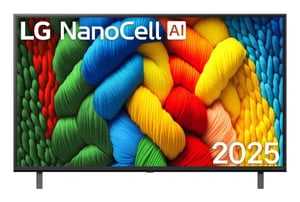 LG NanoCell AI 43NANO81A6A 109,2 cm (43") 4K Ultra HD Smart-TV mit WLAN, schwarz