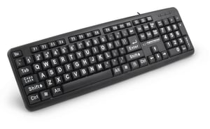 Esperanza EK129 klawiatura HTPC USB QWERTY British English Czarny