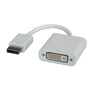 ROLINE DisplayPort-DVI Adapter 0,15 m Biały