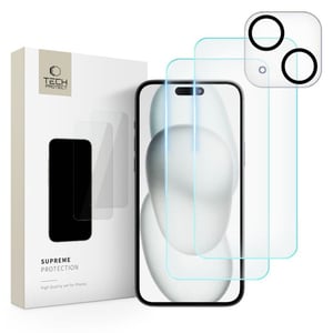 Tech-Protect 9319456604696 ochraniacz na ekran / tył telefonu Przezroczysta ochrona ekranu Apple 3 szt.
