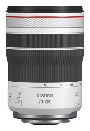 Canon RF 70-200mm F4L IS USM Mirrorless/SLR Zoom Telephoto Lens White