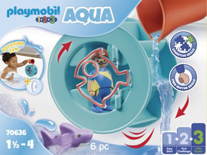 Playmobil 1.2.3 70636 Spielzeug/Aufkleber für die Badewanne Badespielset Mehrfarbig