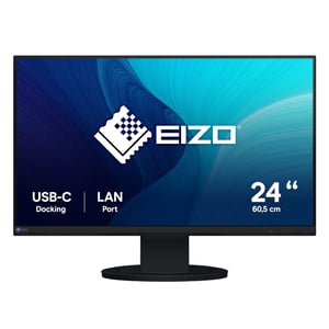 EIZO FlexScan EV2490-BK monitor komputerowy 60,5 cm (23.8") 1920 x 1080 px Full HD LCD Czarny