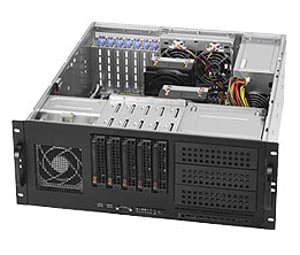 Supermicro SuperChassis 842TQC-668B Rack Schwarz, Grau 668 W