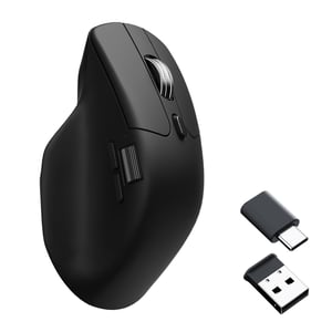 Keychron M6S-A72 myszka Uniwersalne Po prawej stronie RF Wireless + Bluetooth + USB Type-C Optyczny 12000 DPI